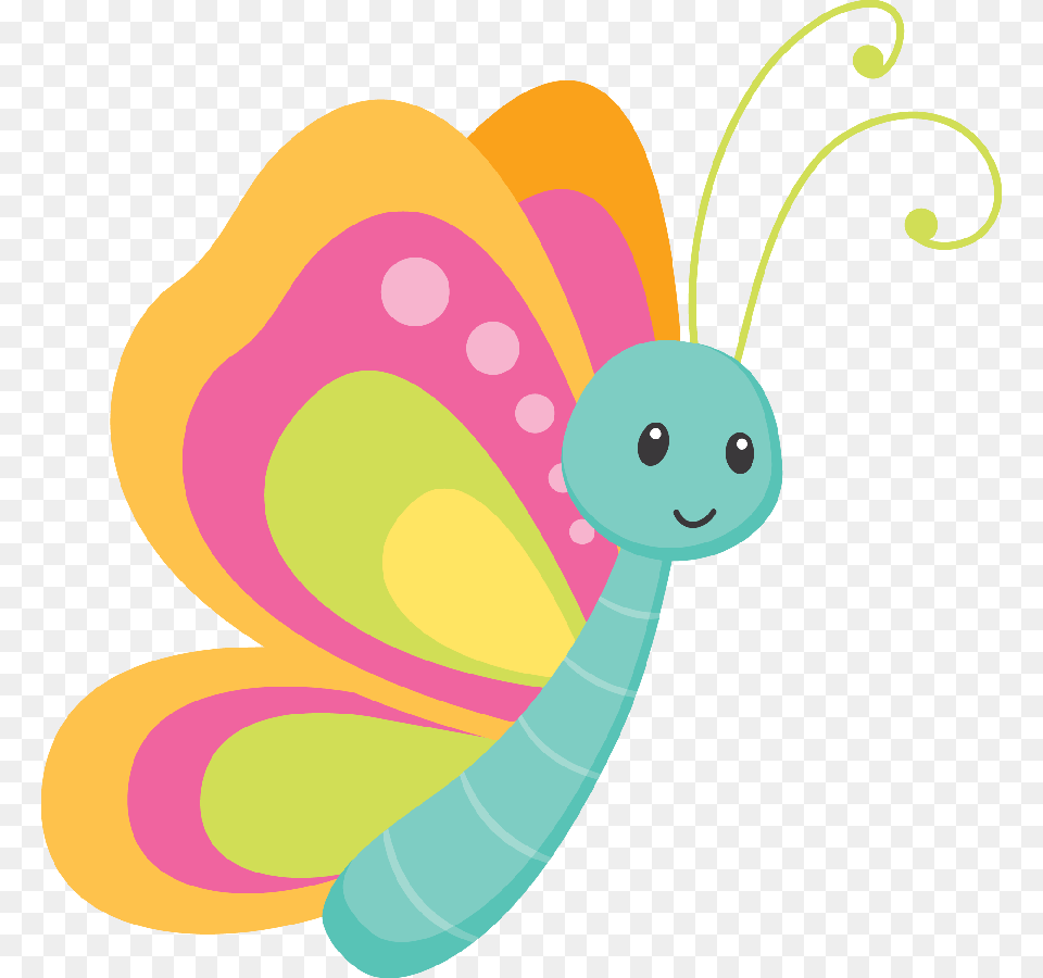 Clipart Bilder Schmetterlinge Cute Baby Butterfly Cartoon, Animal, Dragonfly, Insect, Invertebrate Free Png