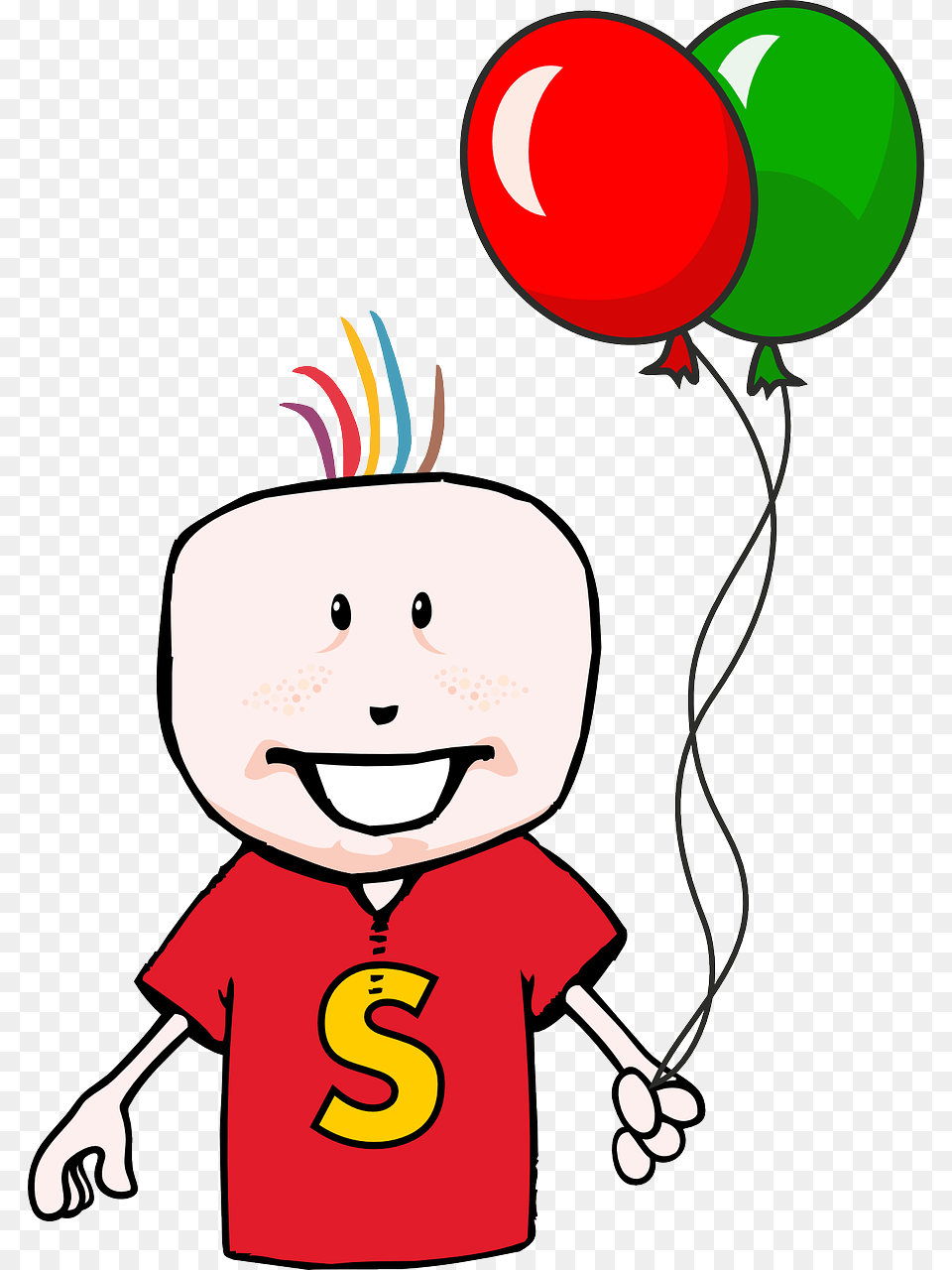 Clipart Birthday Boy, Balloon, Baby, Person, Face Free Transparent Png