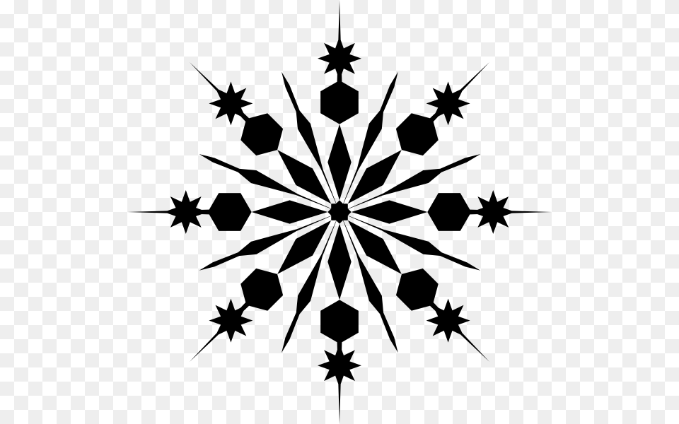 Clipart Black And White Snowflake Animations Black And White, Leaf, Plant, Stencil, Chandelier Free Transparent Png
