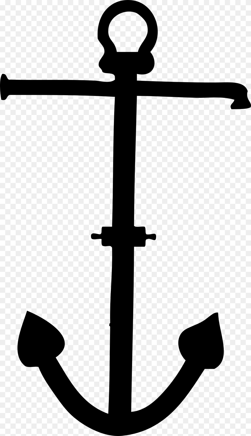 Clipart Black And White Stock Sailing Equipment Anchor Clip Art, Electronics, Hardware, Cross, Hook Png