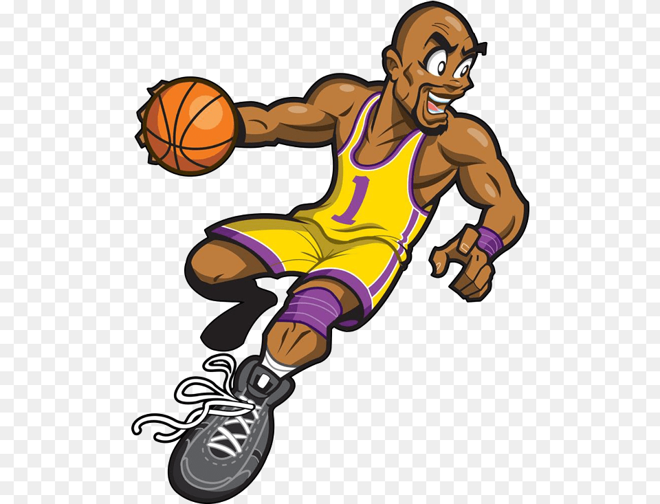 Clipart Black Basketball Player, Person, Face, Head, Clothing Free Png