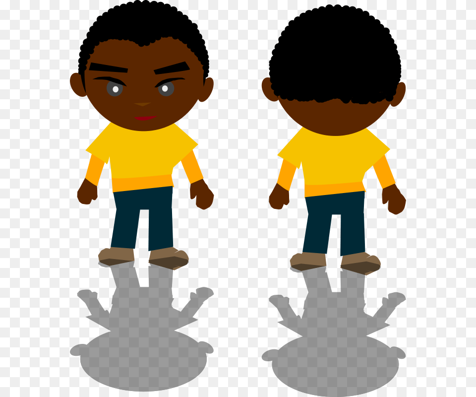 Clipart Black Boy, Clothing, Pants, Baby, Person Png