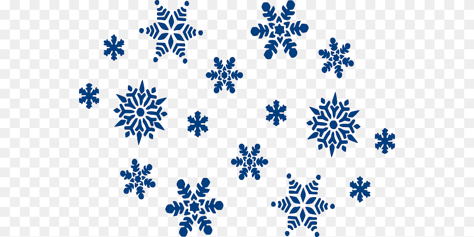 Clipart Blue Snowflake, Nature, Outdoors, Pattern, Snow Free Png Download