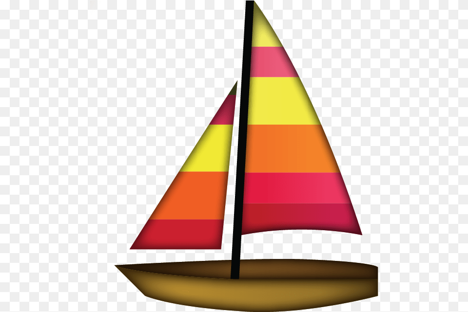 Clipart Boat Clear Background Sailboat Emoji, Transportation, Vehicle, Watercraft Free Transparent Png