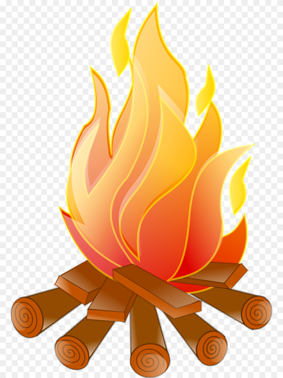 Clipart Bonfire, Fire, Flame Free Transparent Png