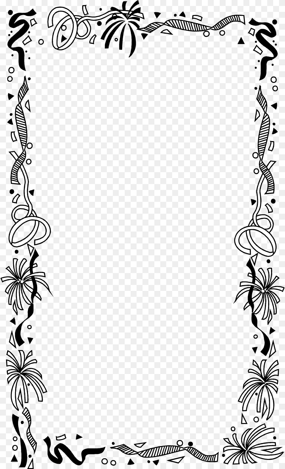 Clipart Border Birthday Graphics Illustrations, Art, Floral Design, Pattern, Home Decor Free Png