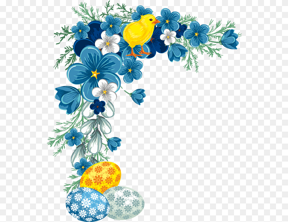 Clipart Borders Blue Flower Vector Blue Flower Border, Art, Graphics, Balloon, Pattern Free Png