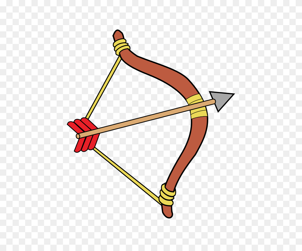 Clipart Bow And Arrow, Weapon Free Transparent Png