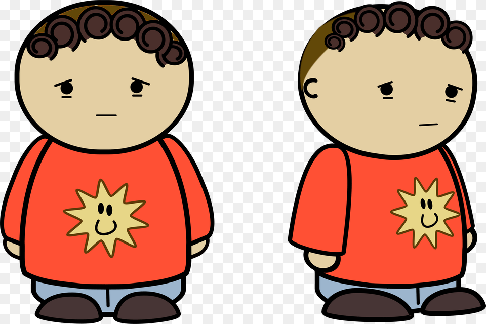 Clipart Boy Upset Comic Character Clip Art, Baby, Person, Face, Head Free Png Download