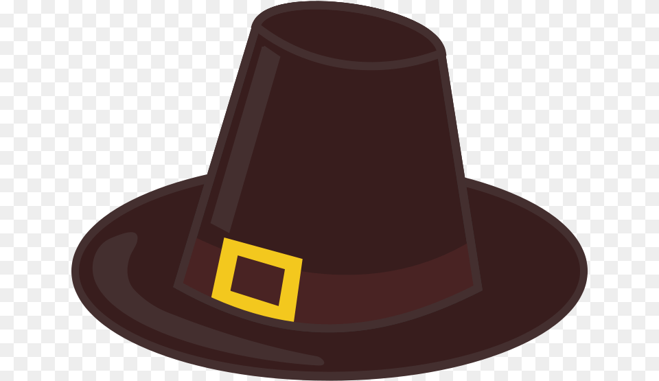 Clipart Brown Pilgrim Hat Clipart, Clothing Free Png Download