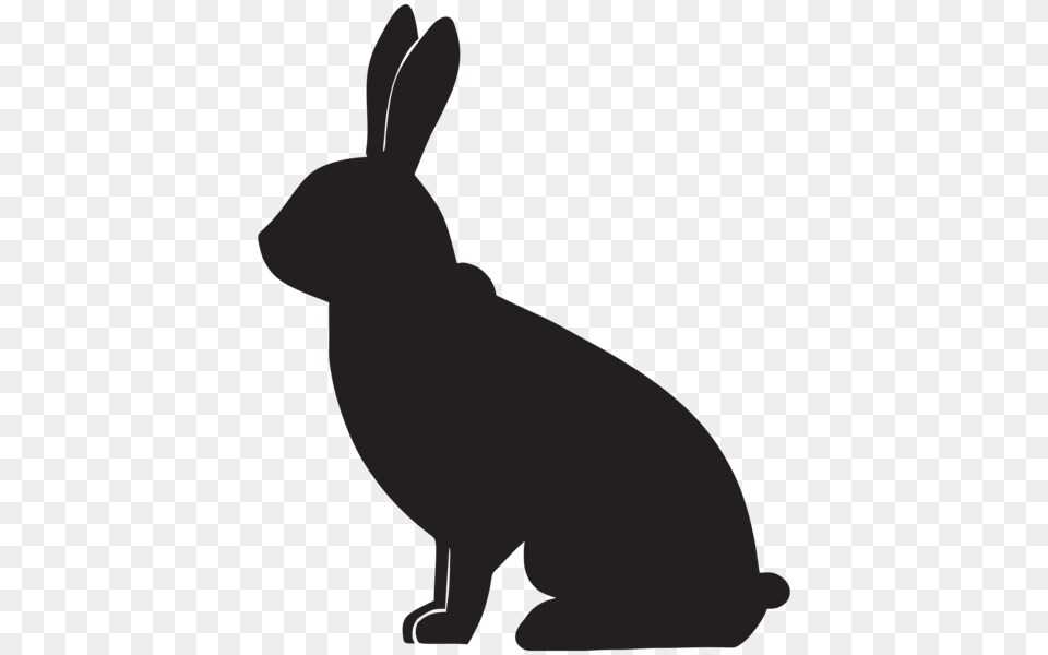 Clipart Bunny Silhouette Information, Animal, Mammal, Rabbit, Baby Png Image