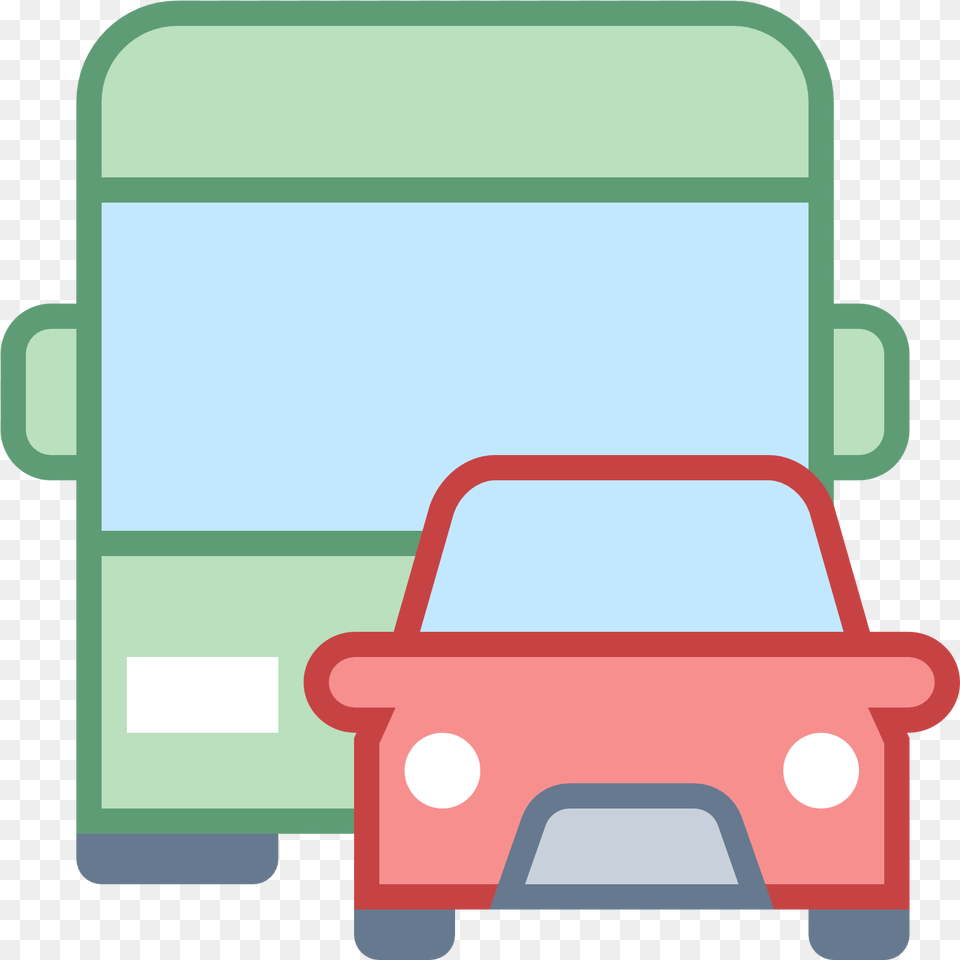 Clipart Bus Headlight Transportation Public Transport Icon, Vehicle, Van, Moving Van, Tool Free Transparent Png