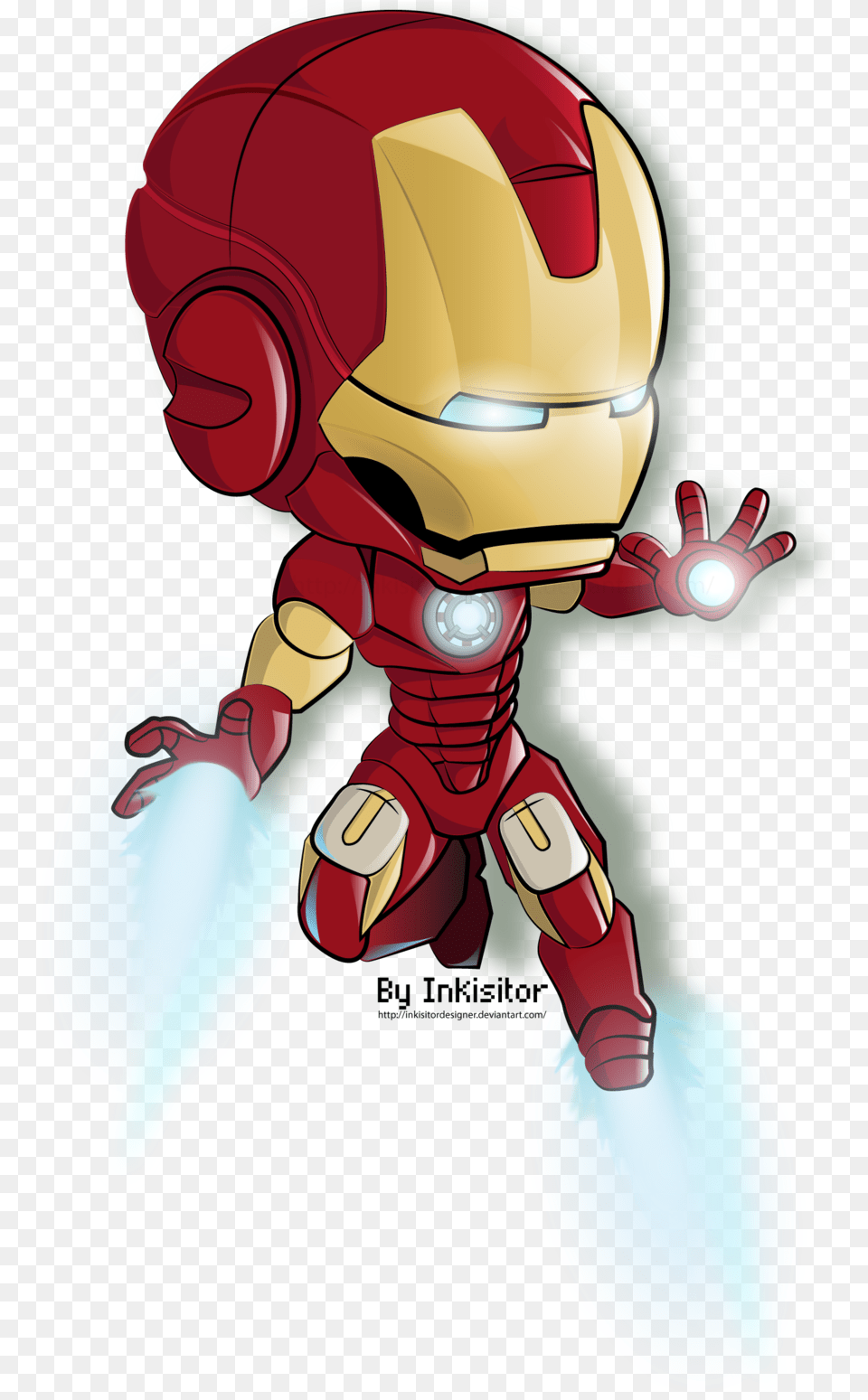 Clipart By Inkisitordesigner Com On Ironman Cartoon Iron Man Flying, Book, Comics, Publication, Baby Png