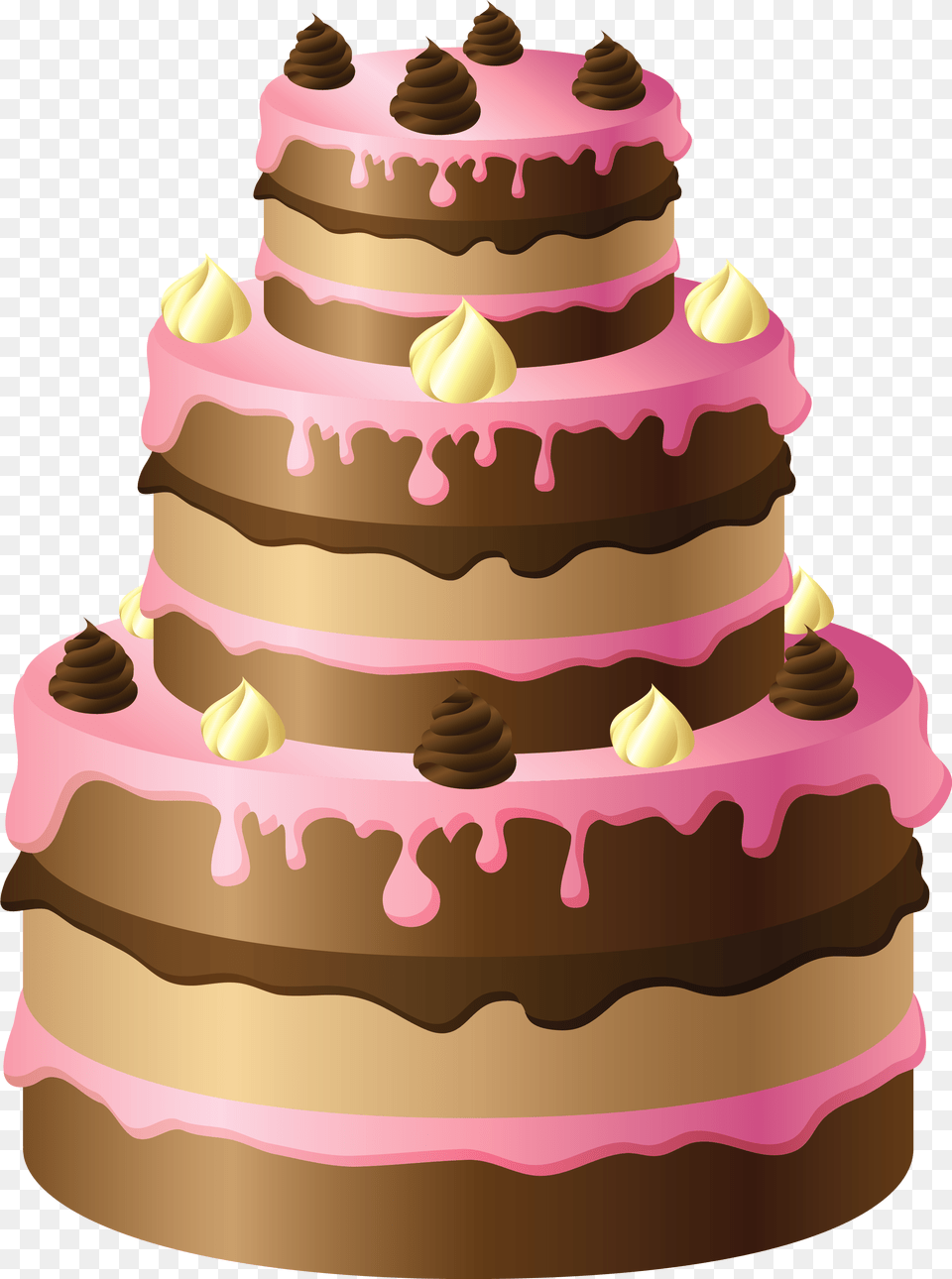 Clipart Cake Transparent Background Large Cake Clip Art, Birthday Cake, Cream, Dessert, Food Free Png Download