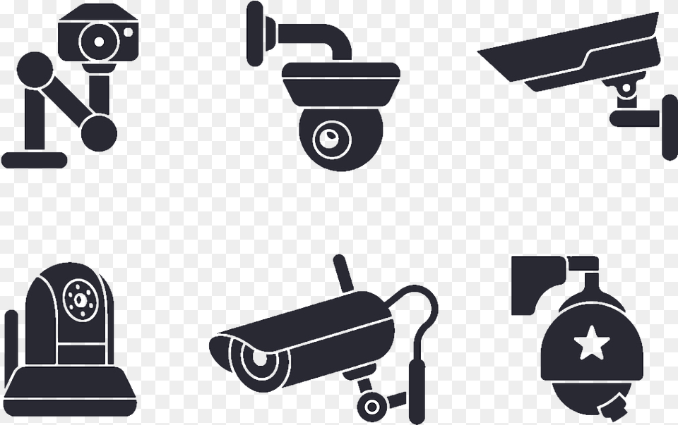 Clipart Camera Black And White Security Camera Logo Design, Ammunition, Grenade, Weapon Free Transparent Png