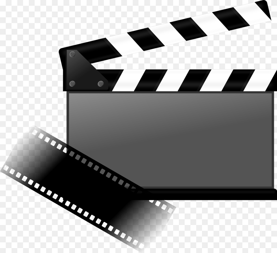 Clipart Camera Film, Fence, Clapperboard, Road Free Png