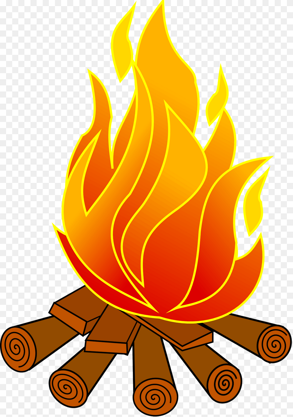 Clipart Campfire, Fire, Flame, Bonfire Free Png Download