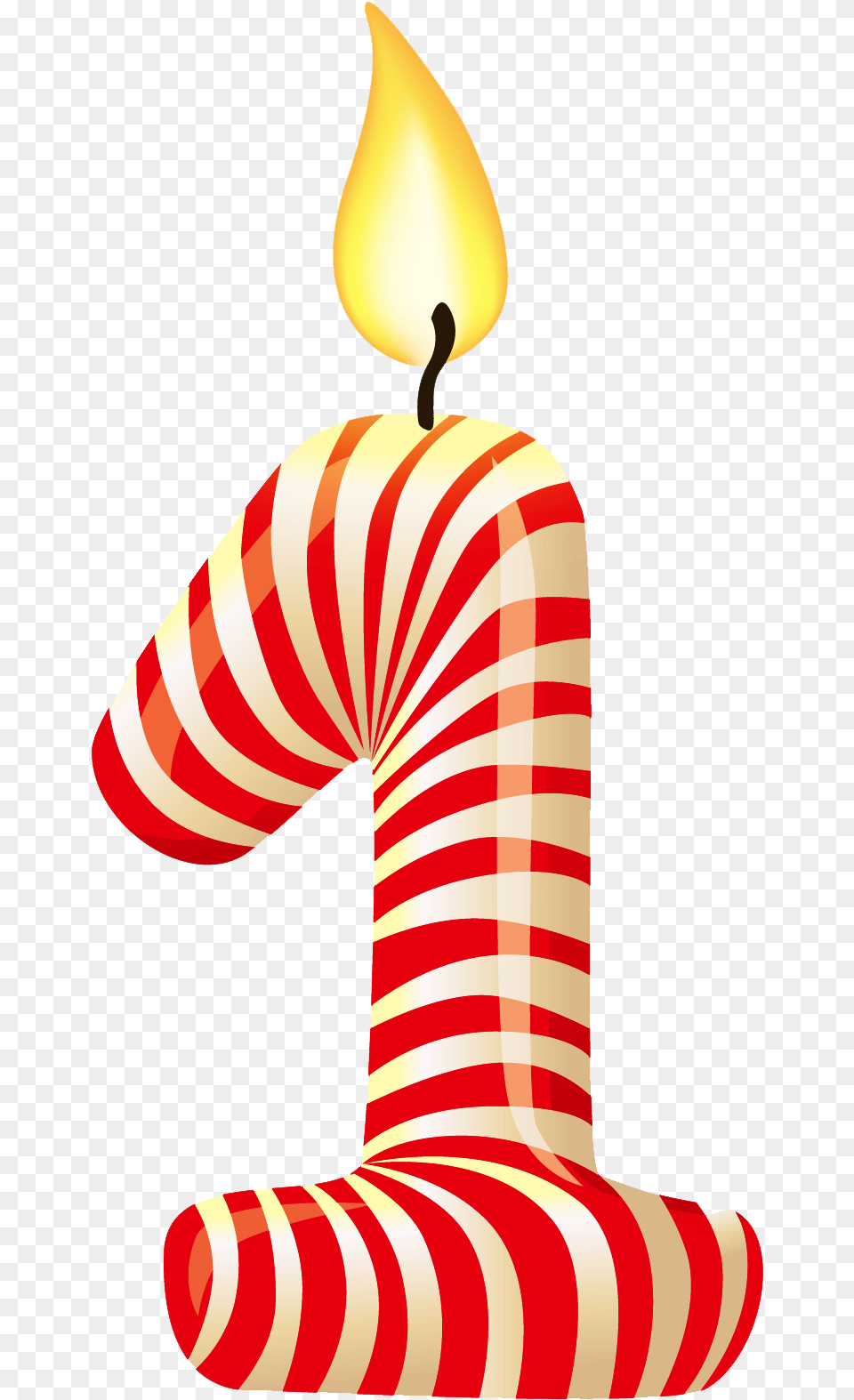 Clipart Candle Number One Picture Birthday Candle, Dynamite, Weapon Free Png