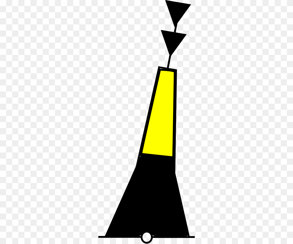Clipart Cardinal Buoy South Seafish, Triangle, Lighting Png Image