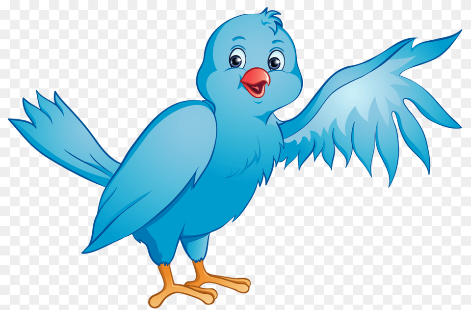 Clipart Cartoon Bird Winging, Animal, Fish, Sea Life, Shark Png Image