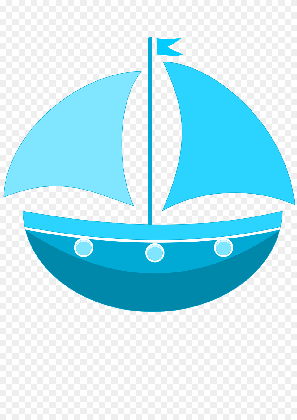 Clipart Cartoon Boat Winging, Sphere, Vehicle, Transportation, Sailboat Free Png Download