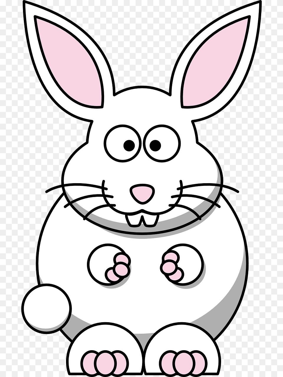 Clipart Cartoon Bunny, Baby, Person, Face, Head Free Png Download