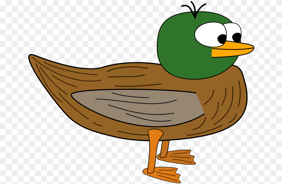 Clipart Cartoon Duck, Animal, Beak, Bird, Anseriformes Png