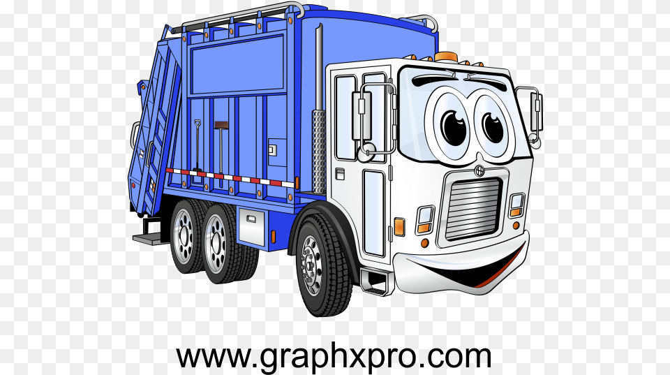 Clipart Cartoon Garbage Truck, Moving Van, Transportation, Van, Vehicle Free Png Download