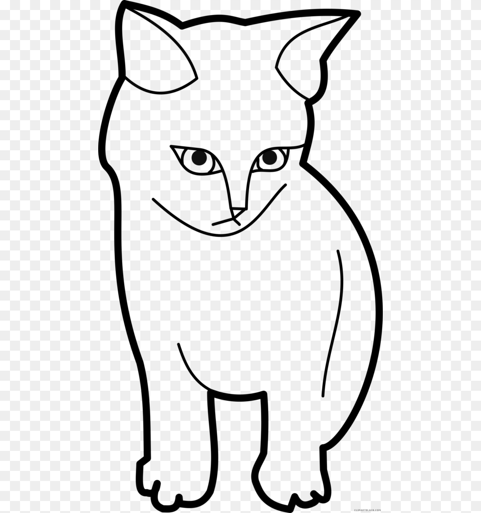 Clipart Cat Clipart Black And White Clip Art For Students Cat, Gray Png