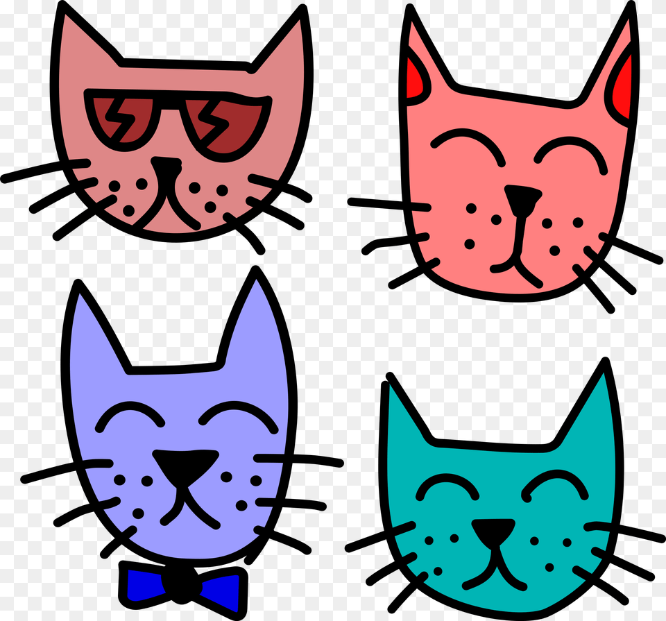 Clipart Cat Nose, Animal, Mammal, Pet, Face Free Transparent Png