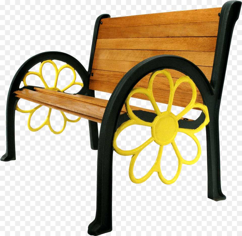 Clipart Chair Garden Chair Garden, Bench, Furniture, Machine, Wheel Free Transparent Png