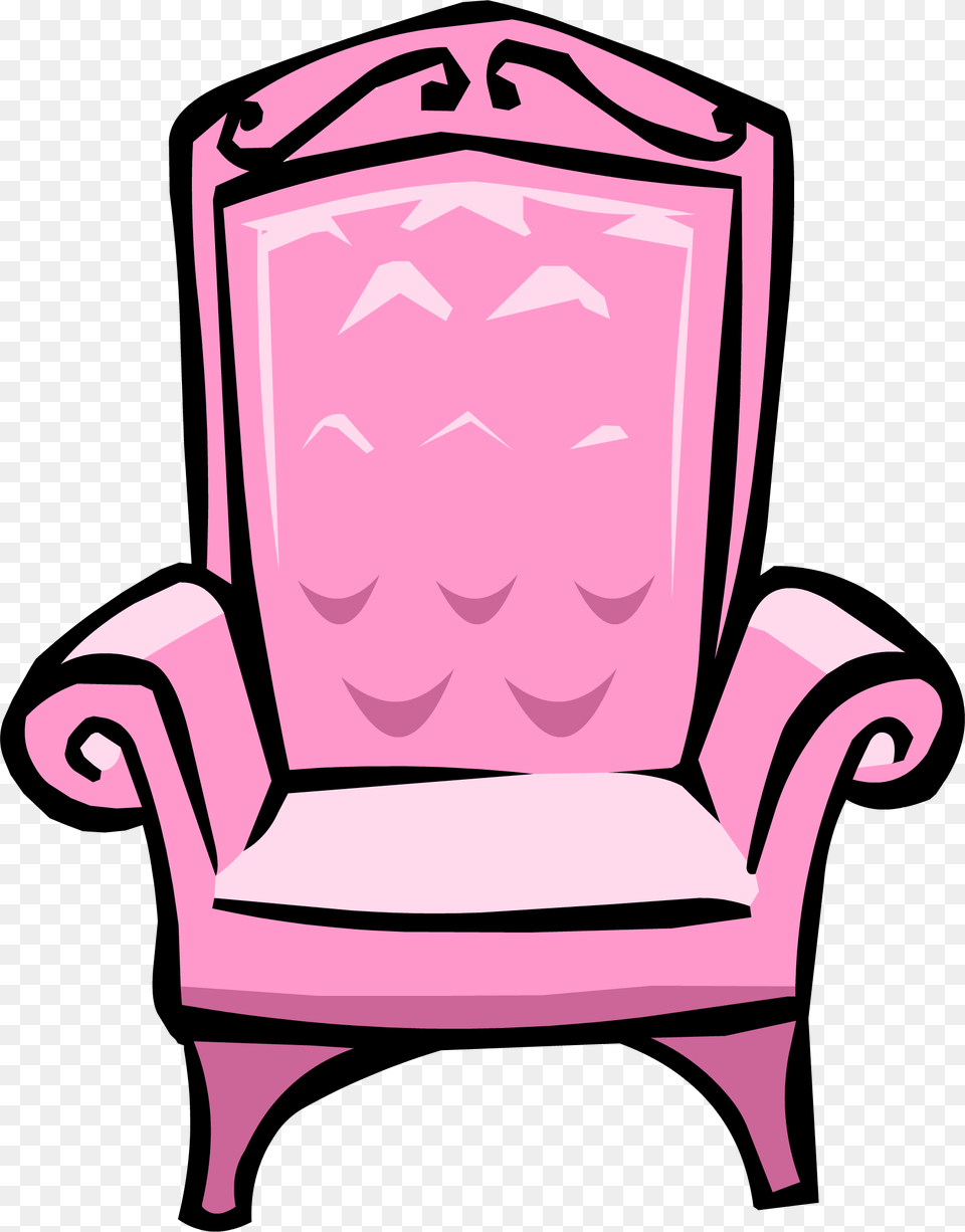 Clipart Chair Princess Transparent Princess Chair Clipart, Furniture, Throne, Tool, Device Png