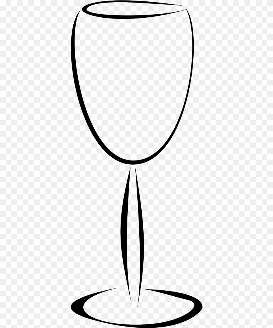 Clipart Champagne Stemware, Gray Png Image