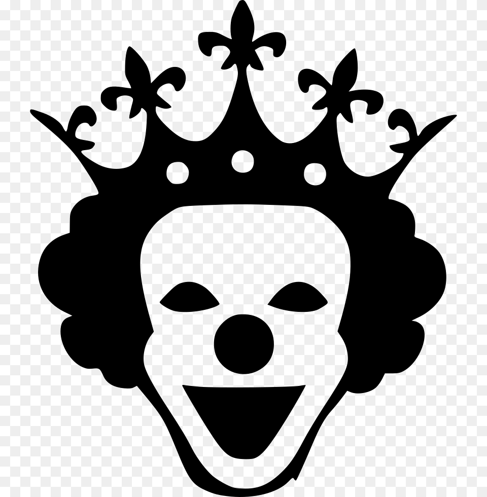 Clipart Character Man With A Bow Tie And Crown Clipart Queen Crown, Stencil, Face, Head, Person Png Image