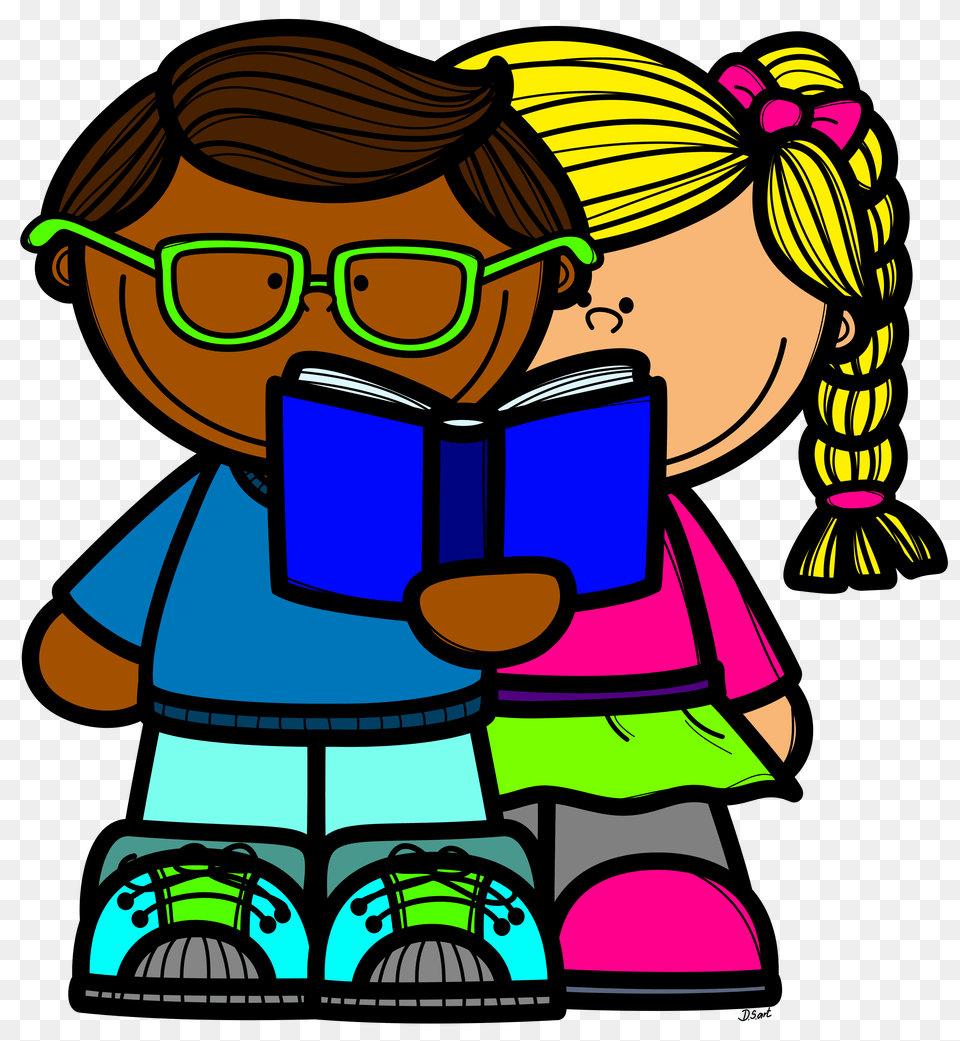 Clipart Characters People, Reading, Publication, Book, Person Free Png Download