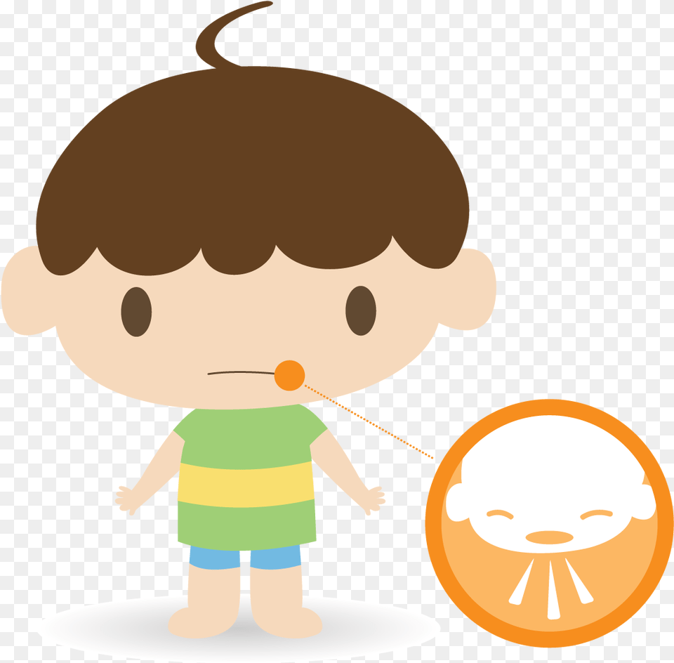 Clipart Children Cough Child Cough, Baby, Person Free Png Download