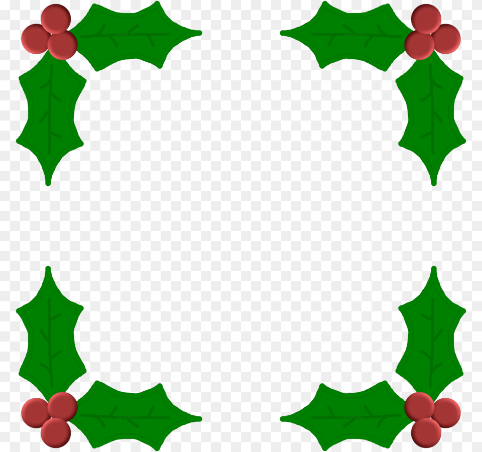 Clipart Christmas Holly Leaves Collection, Pattern Png Image