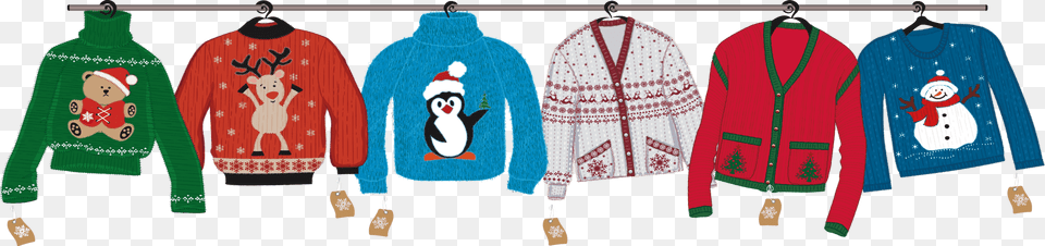 Clipart Christmas Jumper Christmas Jumper Day 2017, Knitwear, Clothing, Coat, Sweater Free Png