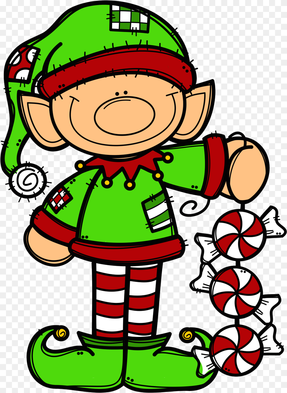 Clipart Christmas Pug Creative Clips Clipart Christmas, Elf, Dynamite, Weapon Free Transparent Png