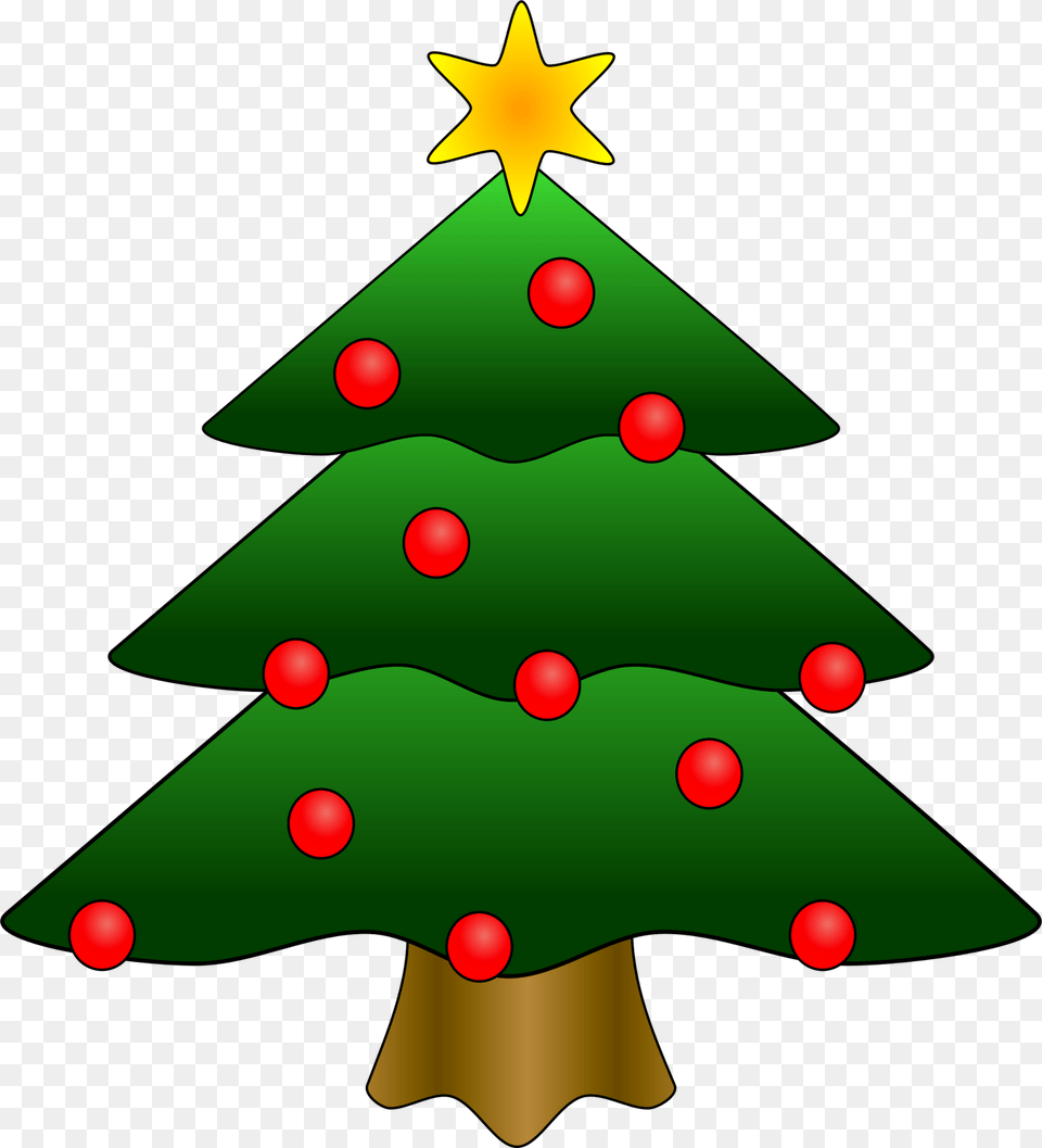 Clipart Christmas Tree, Star Symbol, Symbol, Plant, Christmas Decorations Png