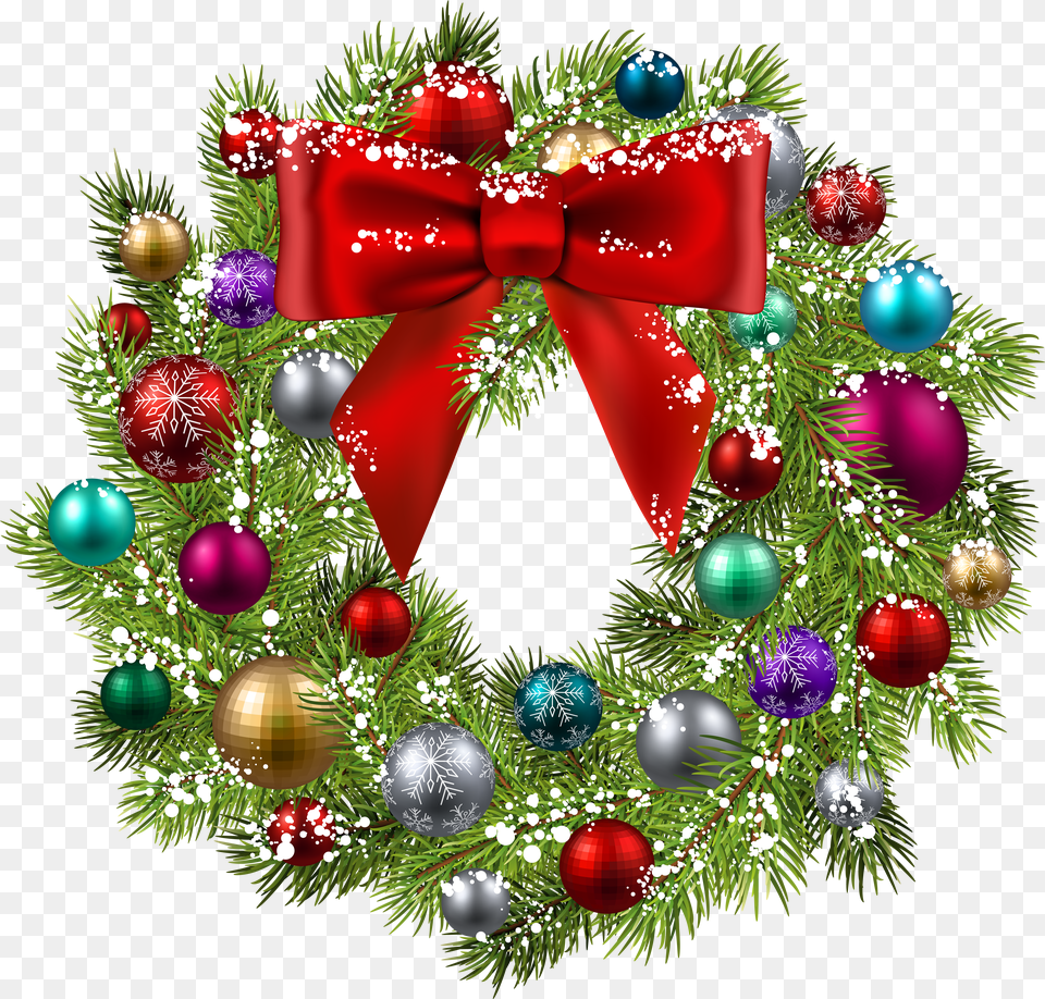 Clipart Christmas Wreath Images Reef Free Transparent Png