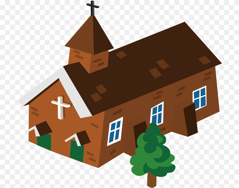 Clipart Church Church Building House, Neighborhood, Architecture, Housing, Plant Png Image