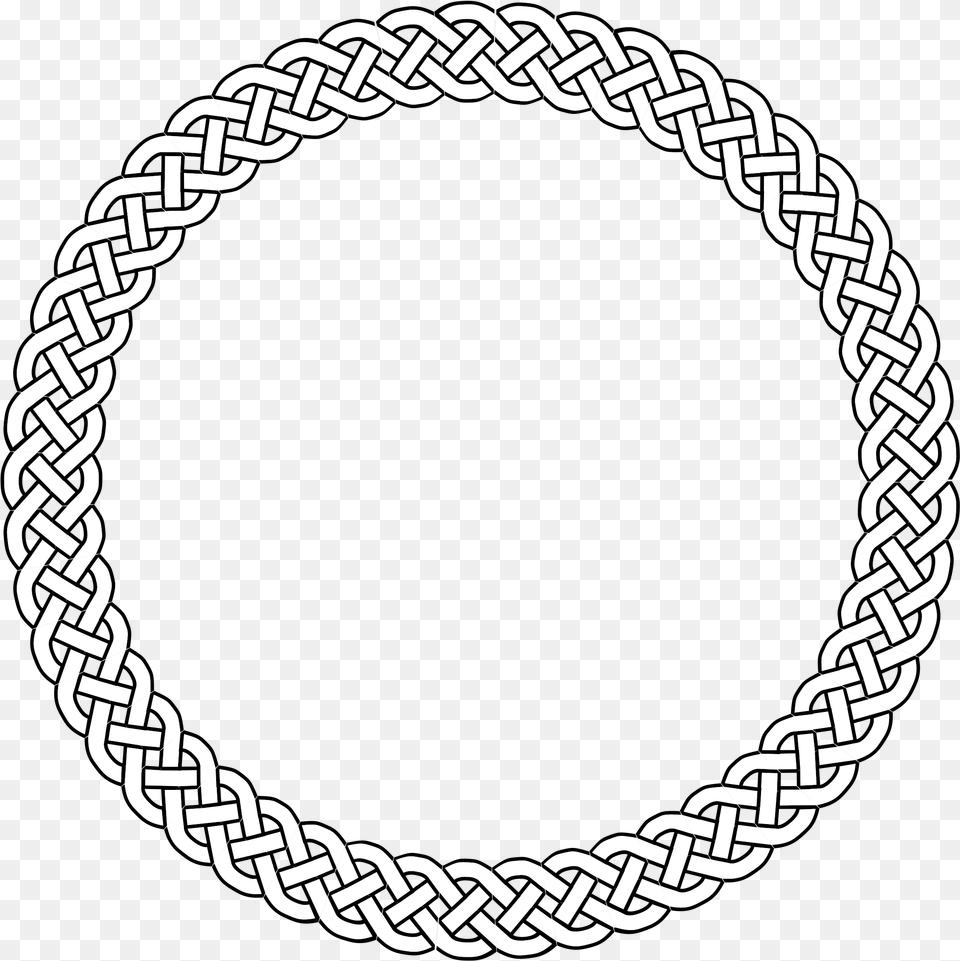 Clipart Circle Borders Transparent Celtic Knot Circle Vector, Oval, Accessories, Jewelry, Necklace Free Png Download