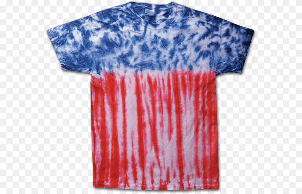 Clipart Circle Tie Dye Picture American Flag Tie Dye Shirt, Clothing, T-shirt Free Png Download