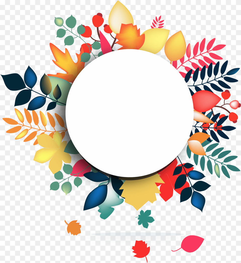 Clipart Circle Watercolor Flower Frame Vector, Art, Graphics, Floral Design, Pattern Png Image