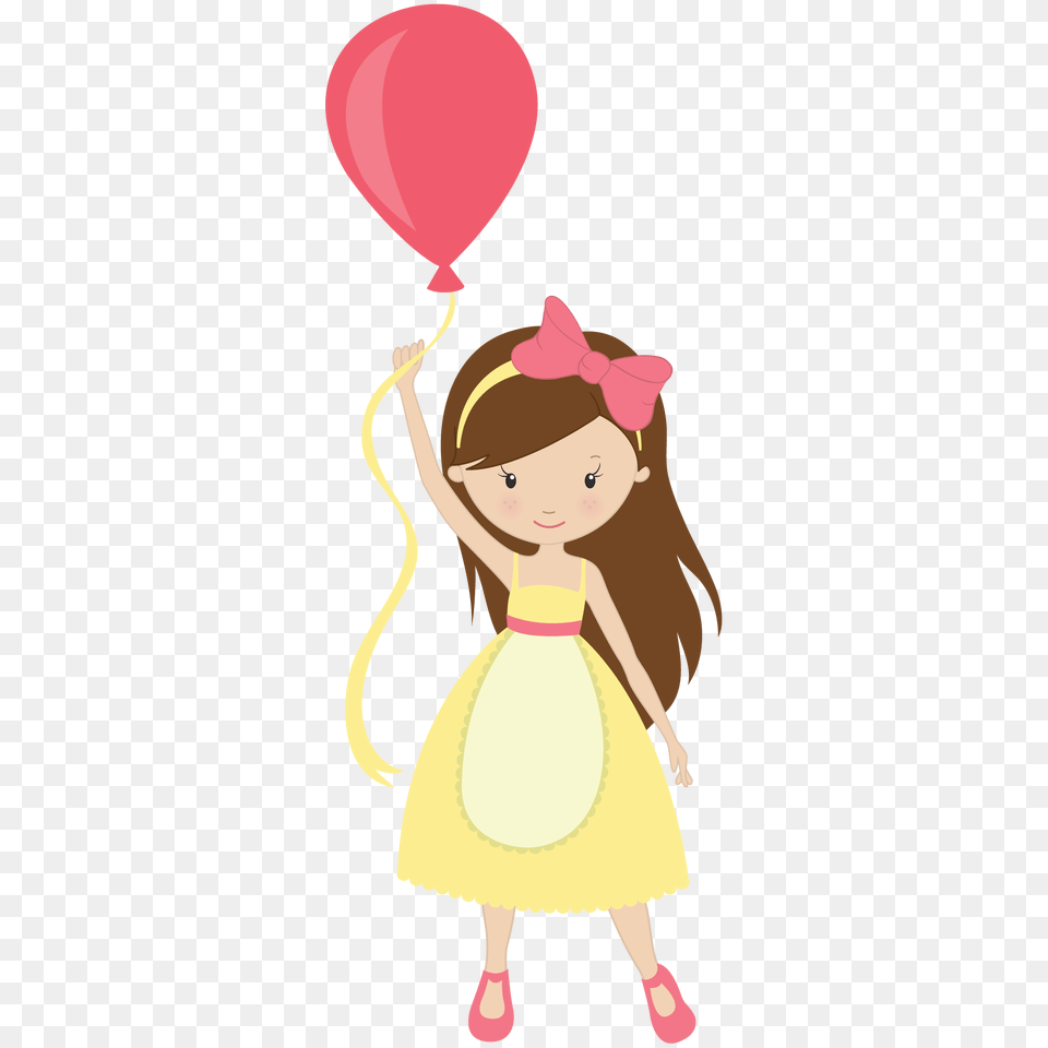Clipart Clip Art Art And Say Hello, Balloon, Child, Person, Female Png