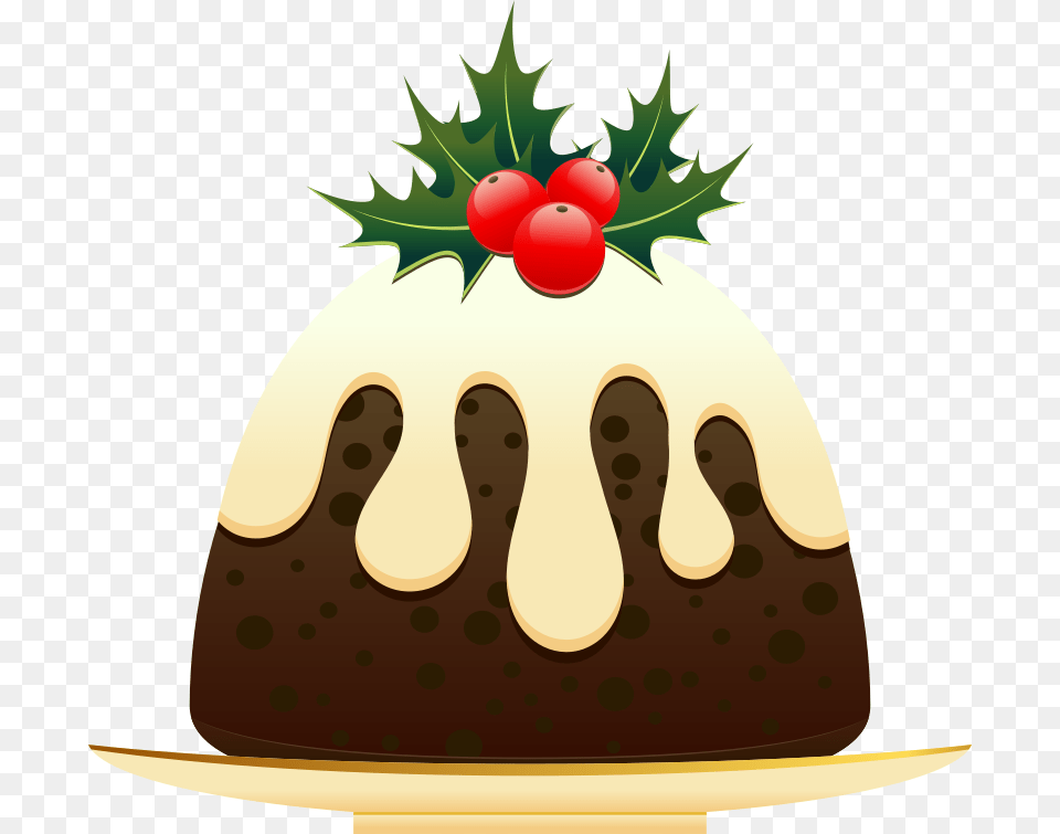 Clipart Clip Art Christmas Pudding, Food, Sweets, Dessert, Cake Png Image