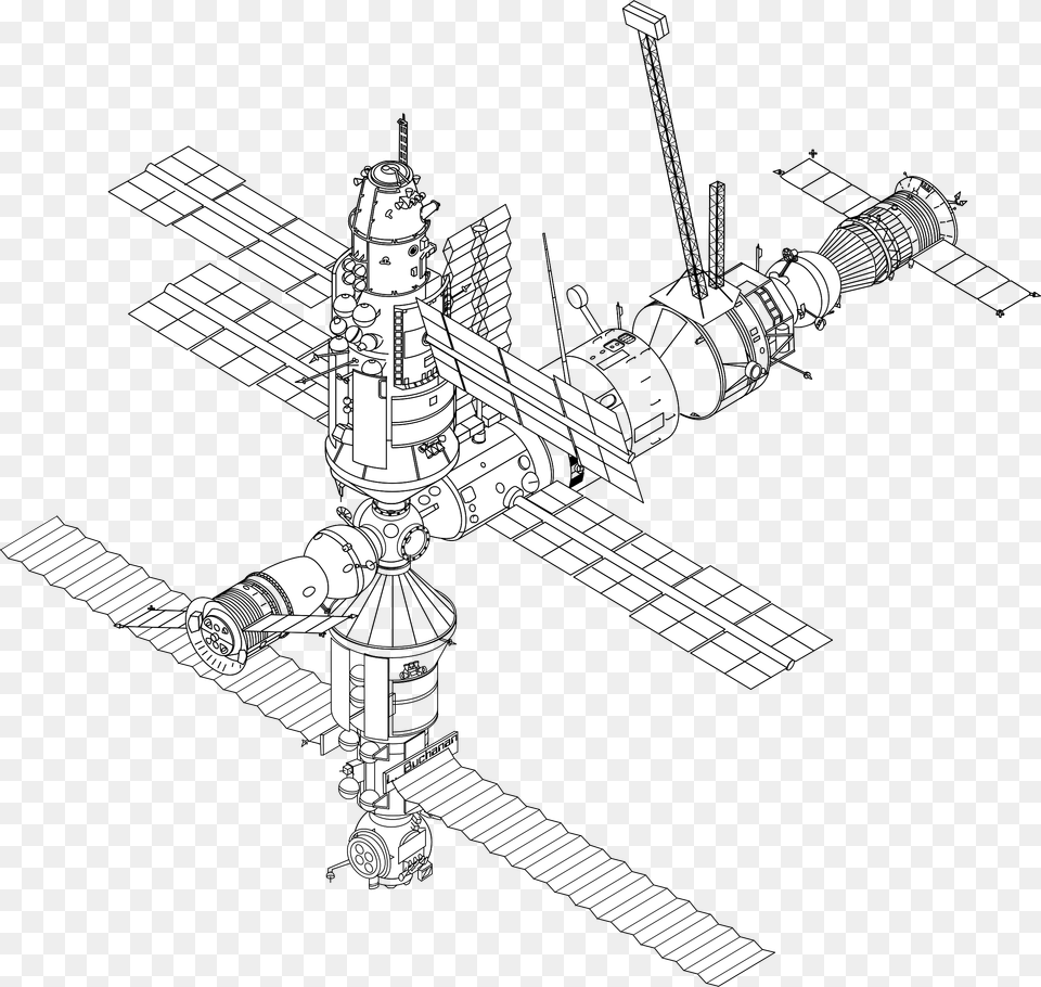 Clipart Clipart International Station Big Image International Space Station Drawing, Astronomy, Outer Space, Space Station, Guitar Free Transparent Png
