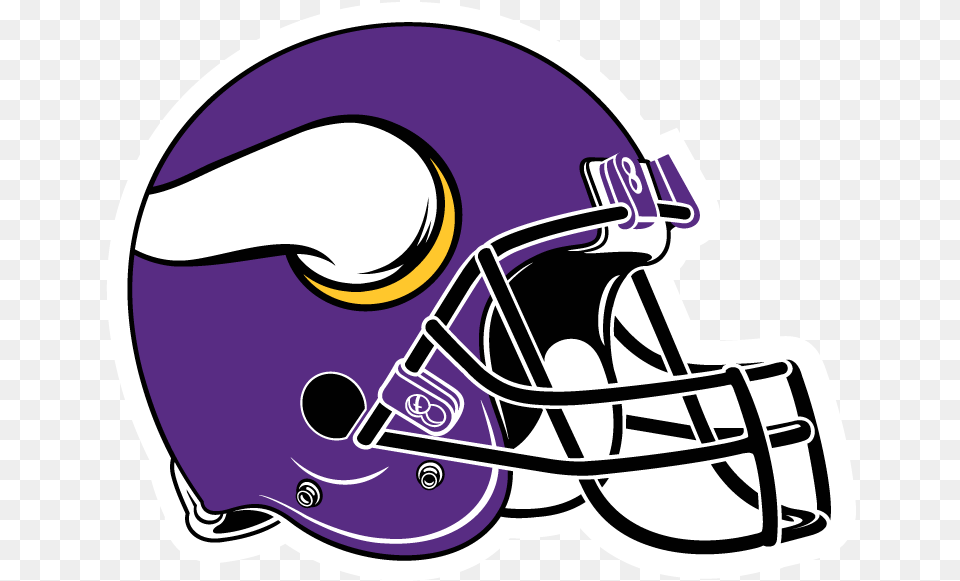 Clipart Clipartfest Mn Vikings Football Minnesota Vikings Helmet Logo, American Football, Sport, Football Helmet, Playing American Football Png