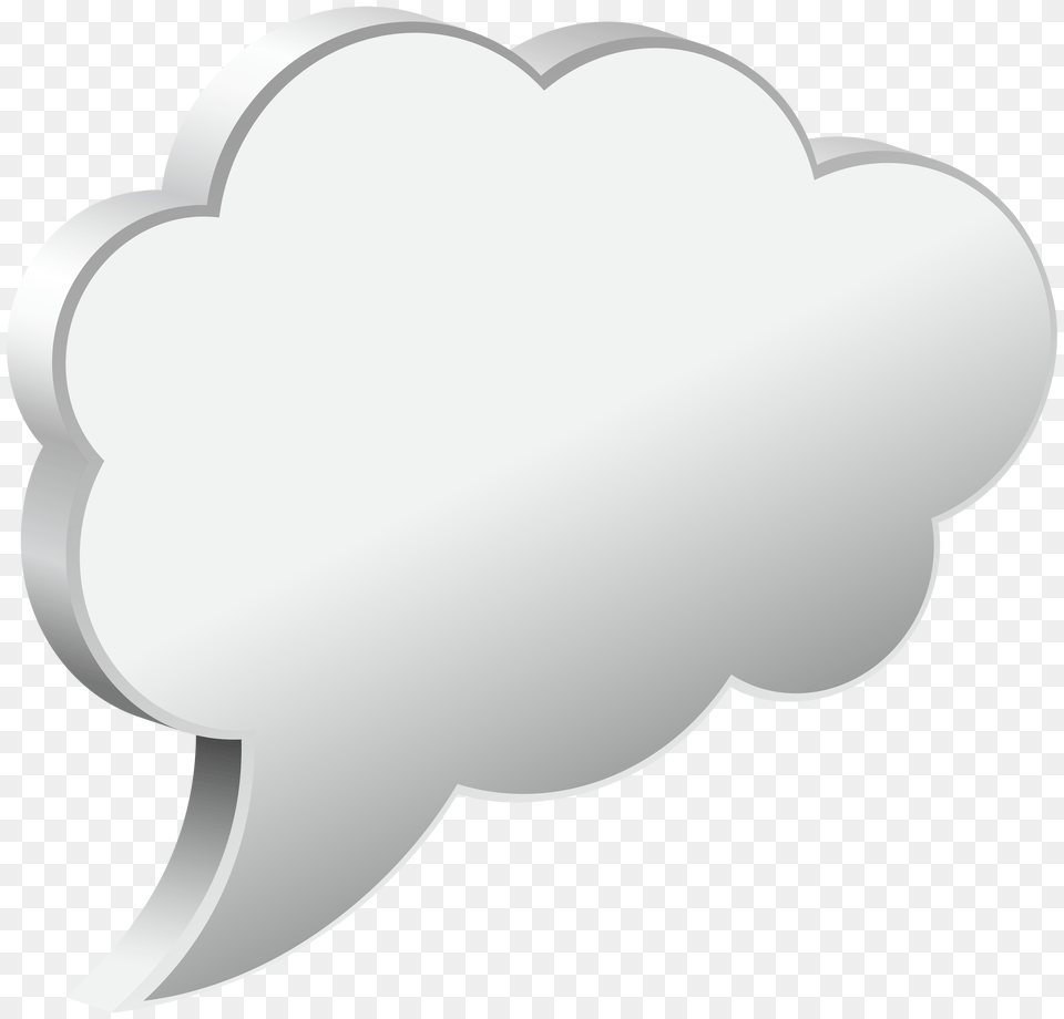 Clipart Cloud Speech Bubble Transparent, Sticker Free Png